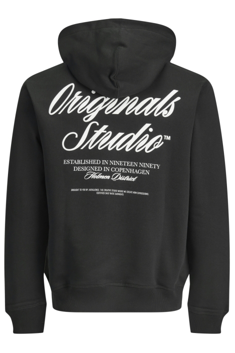 Jack & Jones jornorrebro typo back sweat hood sn